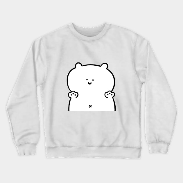 Cute Smiling Bear Crewneck Sweatshirt by Smilemerch 